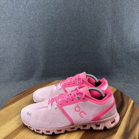 On Cloud X Shoes Womens 8.5 Hot Pink CloudTec Athletic Running Swiss 40.99704 - Picture 5 of 9